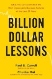 Billion Dollar Lessons